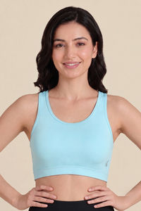 Zelocity Low Impact Quick Dry Sports Bra - Spun Sugar — thumbnail 3